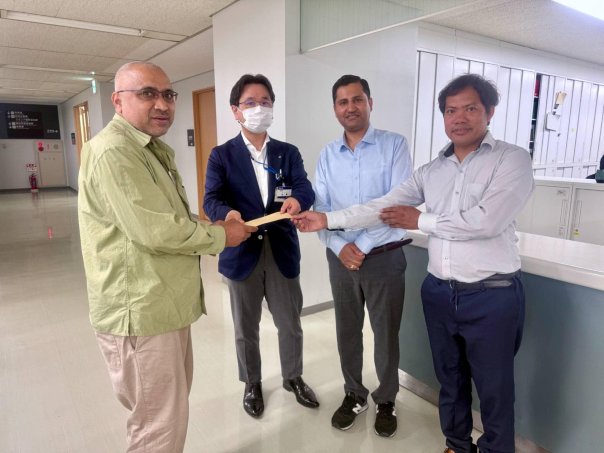 मोना जापानद्वारा डढेलो प्रभावित क्षेत्र इवातेका लागि आर्थिक सहयोग प्रदान