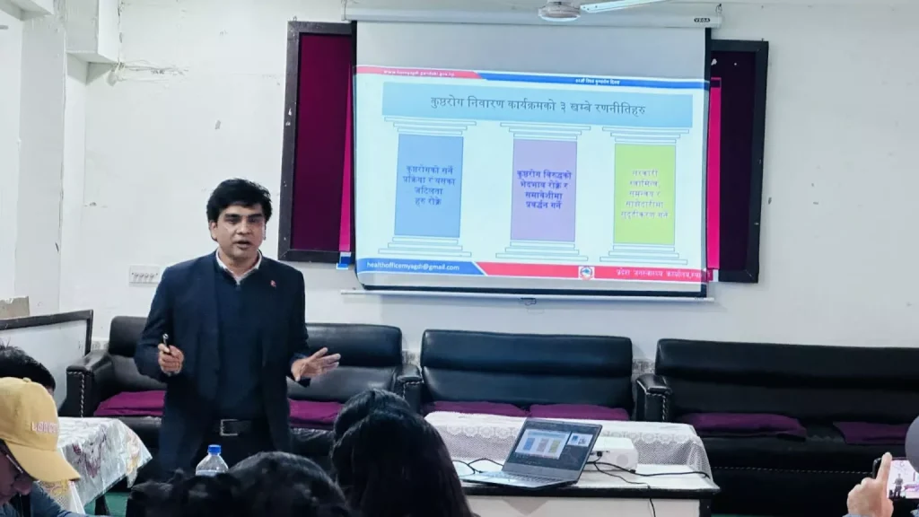 म्याग्दीमा एक जना नयाँ कुष्ठरोगीको पहिचान, सामाजिक विभेदका दरले कुष्ठरोगीको पहिचानमा समस्या
