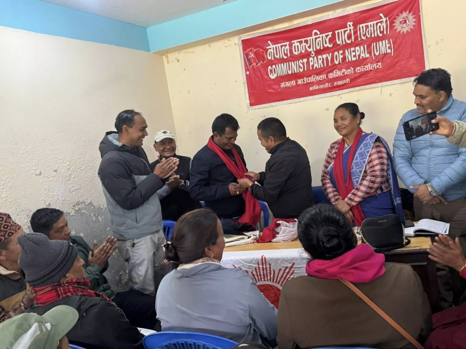 नेकपा एमाले मंगलाको विस्तारित बैठकः चुनवी रणनीति तय